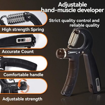 Adjustable Hand Grip Strength Trainer Full Set